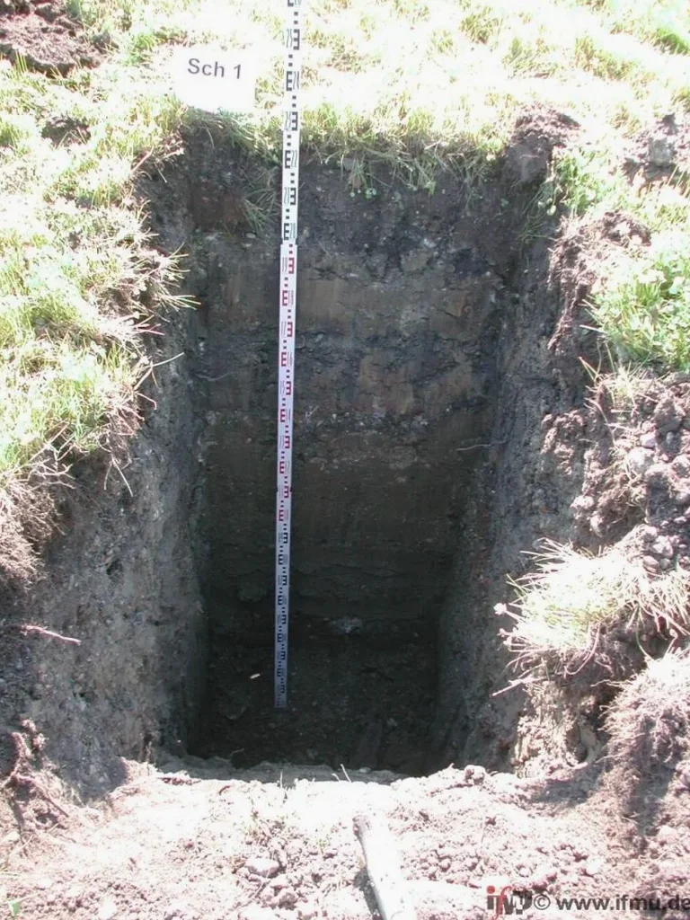 Schürfgruben zur Baugrunderkundung in Lünen